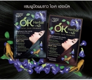 Dầu gội nhuộm phủ bạc OK Herbal Thái Lan
