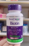 Viên uống mọc tóc Natrol Biotin của Mỹ 100v