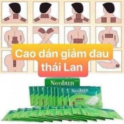 Cao dán đau nhức Neobun Thái Lan