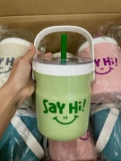 Bình đá 1L kèm ống hút SAY HI