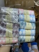Set 10 khăn mặt kẻ sọc Hàn Quốc (25x50cm)