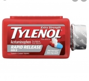 Thuốc giảm đau và hạ sốt Tylenol Extra Strength Acetaminophen, Rapid Release Gel (290v)