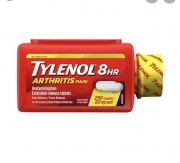 Thuốc giảm đau hạ sốt Tylenol 8Hrs Arthritis Pain 650mg 290 viên Mỹ