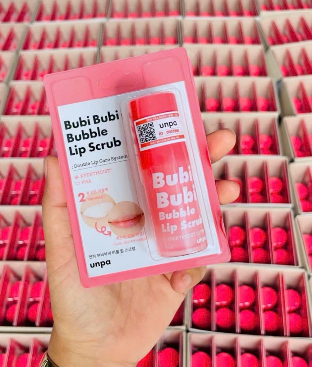Tẩy tế bào chết môi Unpa Bubi Hàn quốc 10ml