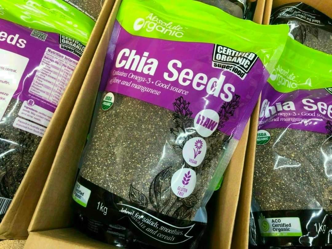 Hạt chia tím Chia Seeds của Úc 1kg