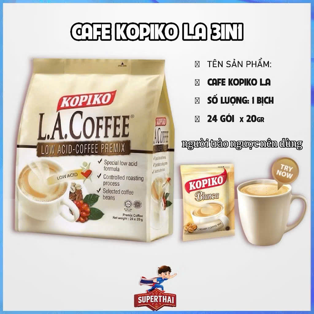 Kopiko VÀNG LA bịch 24 gói